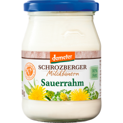Schrozberger Milchbauern Demeter Sauerrahm 10 % Fett 250 g 