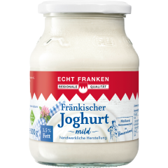 Echt Franken Fränkischer Joghurt mild 3,5 % Fett 500 g 