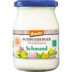 Schrozberger Milchbauern Demeter Schmand 24 % Fett 250 g 