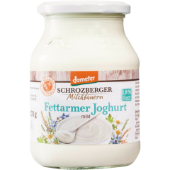 Schrozberger Milchbauern Demeter Fettarmer Joghurt mild 1,8 % Fett 500 g 