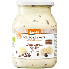 Schrozberger Milchbauern Demeter Joghurt Bananensplit 500 g 