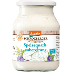 Schrozberger Milchbauern Demeter Speisequarkzubereitung 500 g 