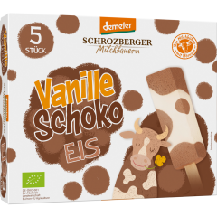 Schrozberger Milchbauern Demeter Eis Vanille/Schoko 325 ml 