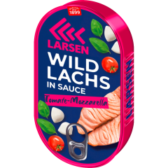 LARSEN MSC Wildlachsfilets in Tomate-Mozzarella Sauce 200 g 