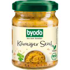 BYODO Bio Premium körniger Senf mittelscharf 125 ml 