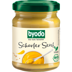 BYODO Bio Premium Senf extra scharf 125 ml 