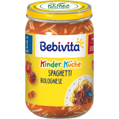 Bebivita Kinderküche Spaghetti Bolognese von 1-3 Jahre 250 g 