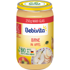 Bebivita Bio Birne in Apfel ab 5. Monat 250 g 