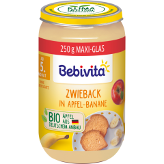 Bebivita Bio Zwieback in Apfel-Banane ab 5. Monat 250 g 