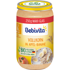 Bebivita Bio Vollkorn in Apfel-Banane ab 6. Monat 250 g 