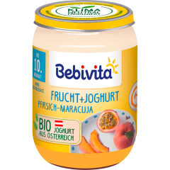 Bebivita Bio Frucht + Joghurt Pfirsich-Maracuja ab 10. Monat 190 g 