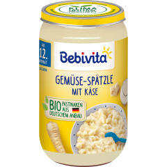 Bebivita Bio Gemüse-Spätzle mit Käse ab 12. Monat 250 g 