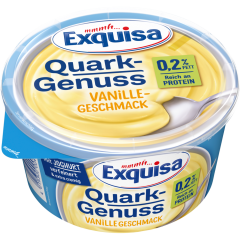 Exquisa Quark Genuss Vanille-Geschmack 0,2 % Fett 500 g 