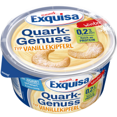 Exquisa Quark Genuss Winter Typ Vanillekipferl 0,2 % Fett 500 g 