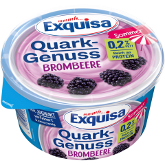 Exquisa Quark Genuss Sommer Brombeere 0,2 % Fett 500 g 