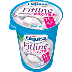 Exquisa Fitline Quark-Joghurt-Creme Protein Natur 0,2 % Fett 400 g 