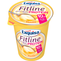 Exquisa Fitline Quark-Joghurt-Creme Protein Vanille 0,2 % Fett 400 g 