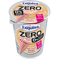 Exquisa ZERO Quark-Joghurt-Creme Gebrannte Mandel-Geschmack 400 g 