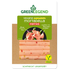 Green Legend Vegane Mortadella Paprika 80 g 
