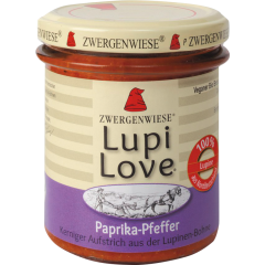 Zwergenwiese Bio Lupi Love Paprika-Pfeffer Aufstrich 165 g 