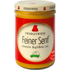 Zwergenwiese Bio Feiner Senf 160 ml 