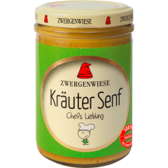 Zwergenwiese Bio Kräuter Senf 160 ml 