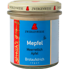 Zwergenwiese Bio Streichs Drauf Mepfel Brotaufstrich 160 g 