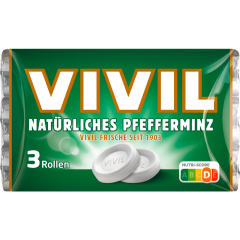 VIVIL Natürliches Pfefferminz 3 x 29 g 
