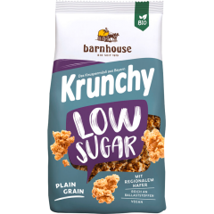 Barnhouse Bio Krunchy Low Sugar Plain Grain 375 g 