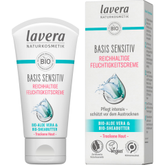 Lavera Basis Sensitiv reichhaltige Feuchtigkeitscreme 50 ml 