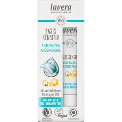 lavera Basis Sensitiv Anti-Falten Augencreme Q10 15 ml 