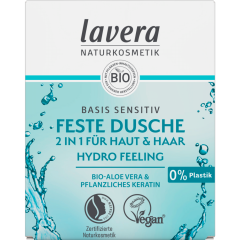 lavera Feste Dusche 2 in 1 Basis Sensitiv Hydro Feeling 50 g 
