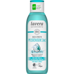 lavera Basis Sensitiv Pflegedusche 2 in 1 für Haut & Haar 250 ml 