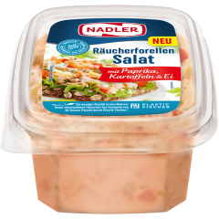 NADLER Räucherforellensalat mit Paprika 125 g 