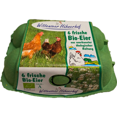 Wittenseer Hühnerhof Bio Eier S-XL 6 Stück 