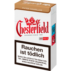 Chesterfield Red Cigarillos Filter 17 Stück 