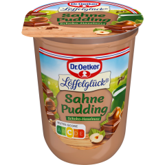 Dr.Oetker Löffelglück Sahne Pudding Schoko-Haselnuss 500 g 