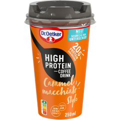 Dr.Oetker High Protein Coffee Drink Caramel Macchiato Style 250 ml 