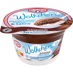 Dr.Oetker Wölkchen Schokolade - 30 % Kalorien 125 g 
