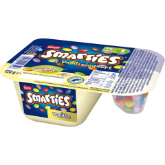 Nestlé Mix-in Smarties & Vanillejoghurt 3,5 % Fett 120 g 