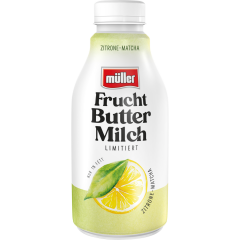 müller Fruchtbuttermilch Limitiert Zitrone-Matcha 500 g 