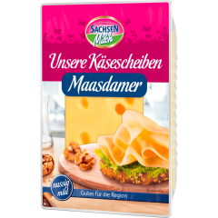 Sachsenmilch Unsere Käsescheiben Maasdamer 30 % Fett i. Tr. 200 g 