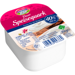 Sachsenmilch Unser Speisequark 40 % Fett i. Tr. 250 g 