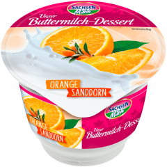 Sachsenmilch Unser Buttermilch-Dessert Orange Sanddorn 200 g 