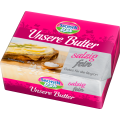Sachsenmilch Unsere Butter salzig fein 250 g 