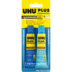 UHU Plus schnellfest Komponentenkleber 35 g 