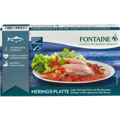 Fontaine MSC Herings-Platte in Creme mit Gemüseeinlage 200 g 