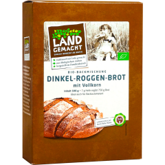 Landgemacht Bio-Backmischung Dinkel-Roggen-Brot mit Vollkorn 500 g 