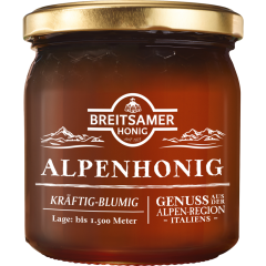 Breitsamer Honig Alpenhonig kräftig-blumig Sonderedition Italien 500 g 