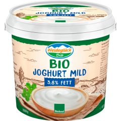 Weideglück Bio Natur Joghurt mild 3,8 % Fett 1 kg 
